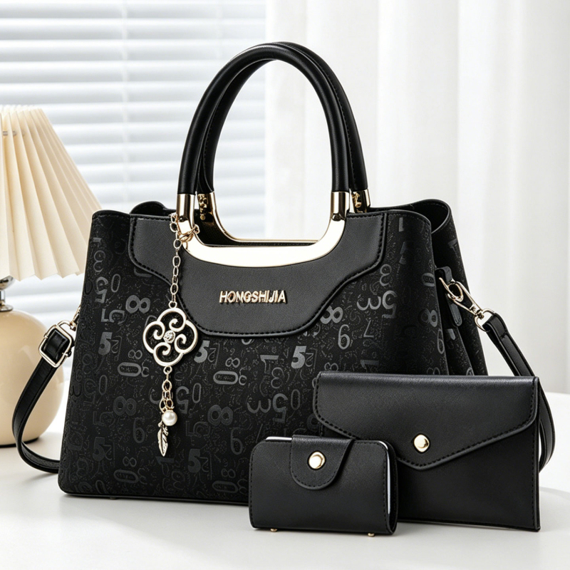 Luxury Bags Casual - مجموعة حقائب يد نسائية من 3