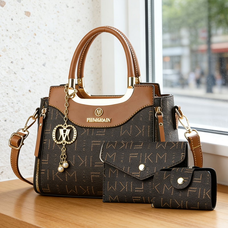 Luxury Bags Casual - مجموعة من 3 قطع من الحقائب