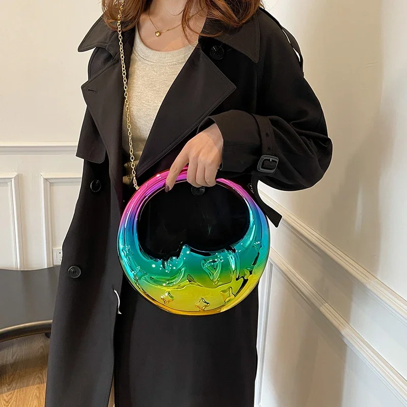 Luxury Bags To Sell - حقيبة كتف نصف دائرية صيفية من