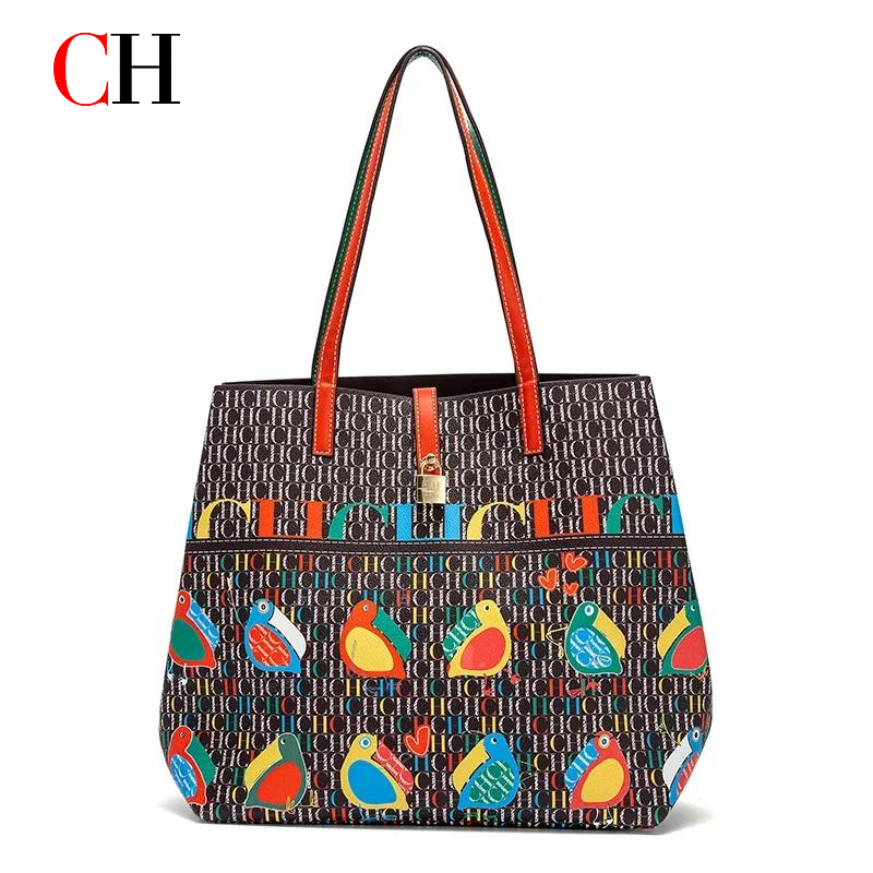 Luxury Bags Supplier - حقيبة يد نسائية CH كبيرة السعة،