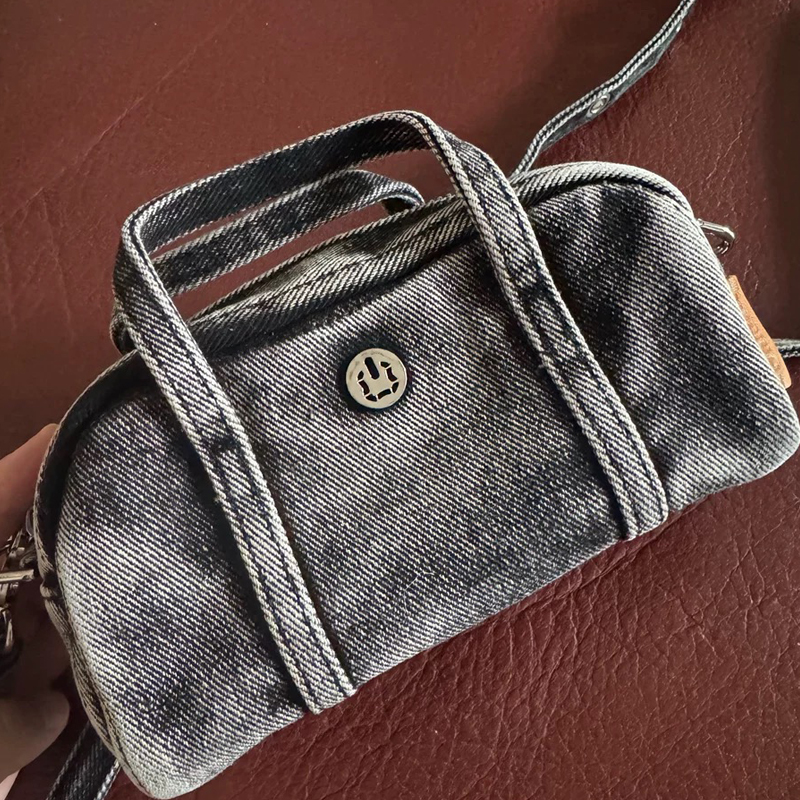 Luxury Bags Casual - حقائب جينز كورية صغيرة كاجوال للنساء،