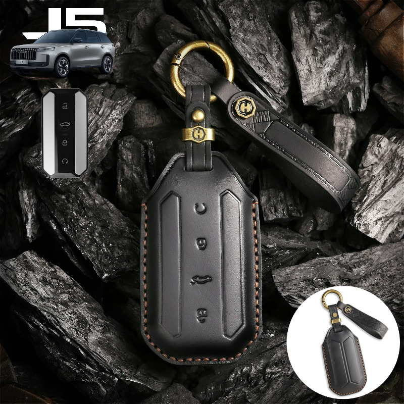 Key Holder Leather Pouch - حقيقية جلد البقر سيارة عن بعد