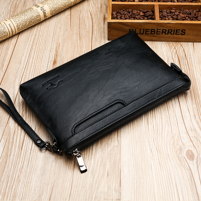 Key Holder Leather Pouch - حقيبة يد رجالية بتصميم أنيق من