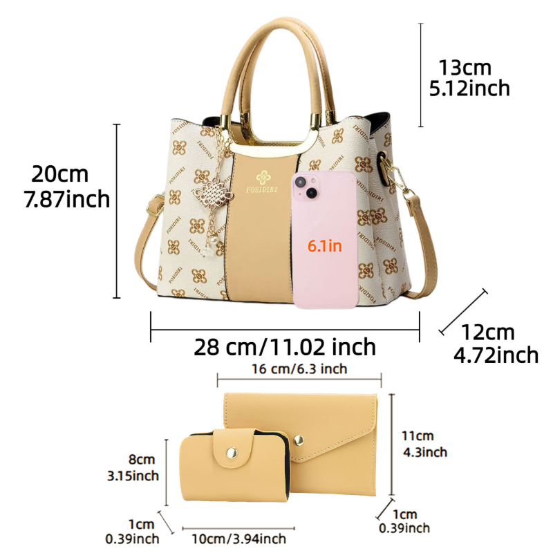 حقائب يد فاخرة مطبوعة للنساء،  - مراجعة Luxury Bags Casual وسعره