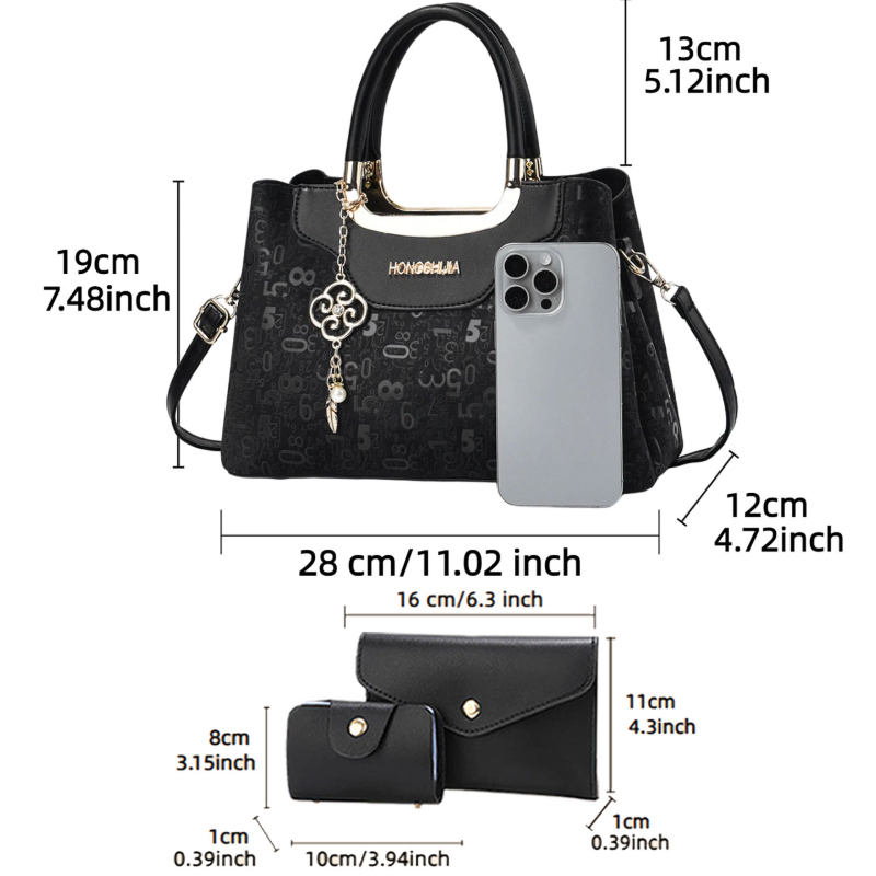 مجموعة حقائب يد نسائية من 3 قط - مراجعة Luxury Bags Casual وسعره