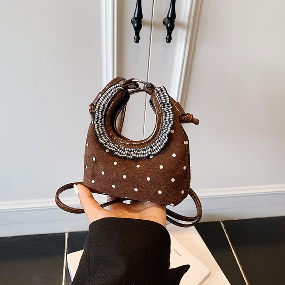 الحلو حقيبة يد صغيرة من جلد ال - مراجعة Half Moon Bag Suede وسعره