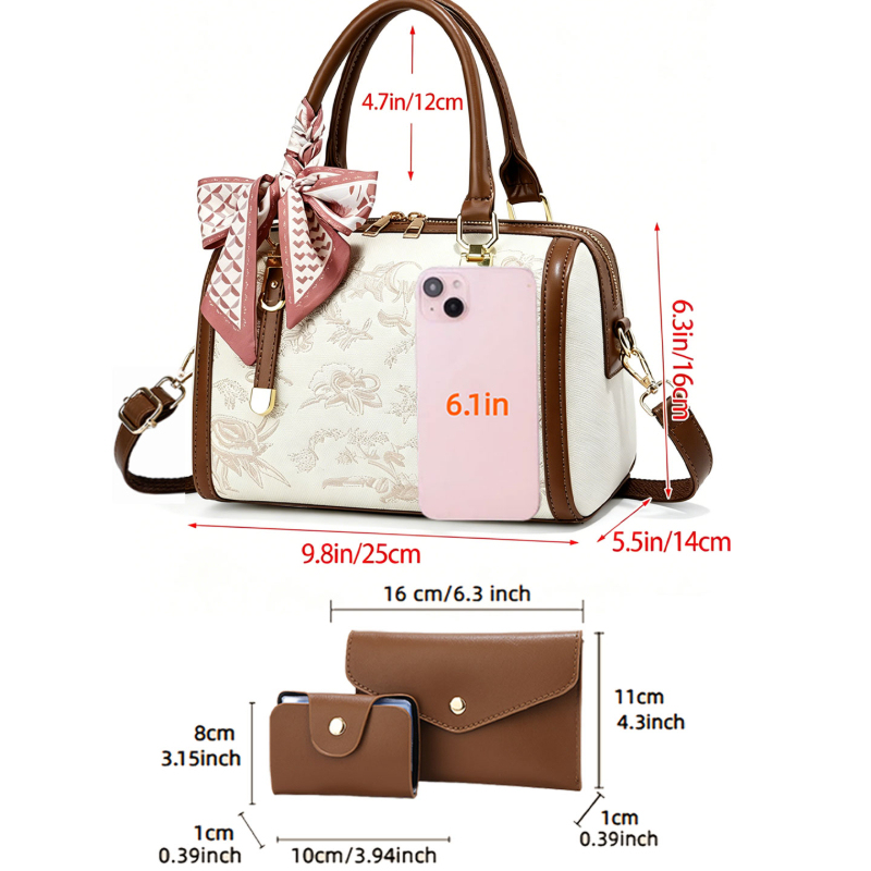 حقيبة يد نسائية مطرزة فاخرة، ط - مراجعة Luxury Bags Casual وسعره