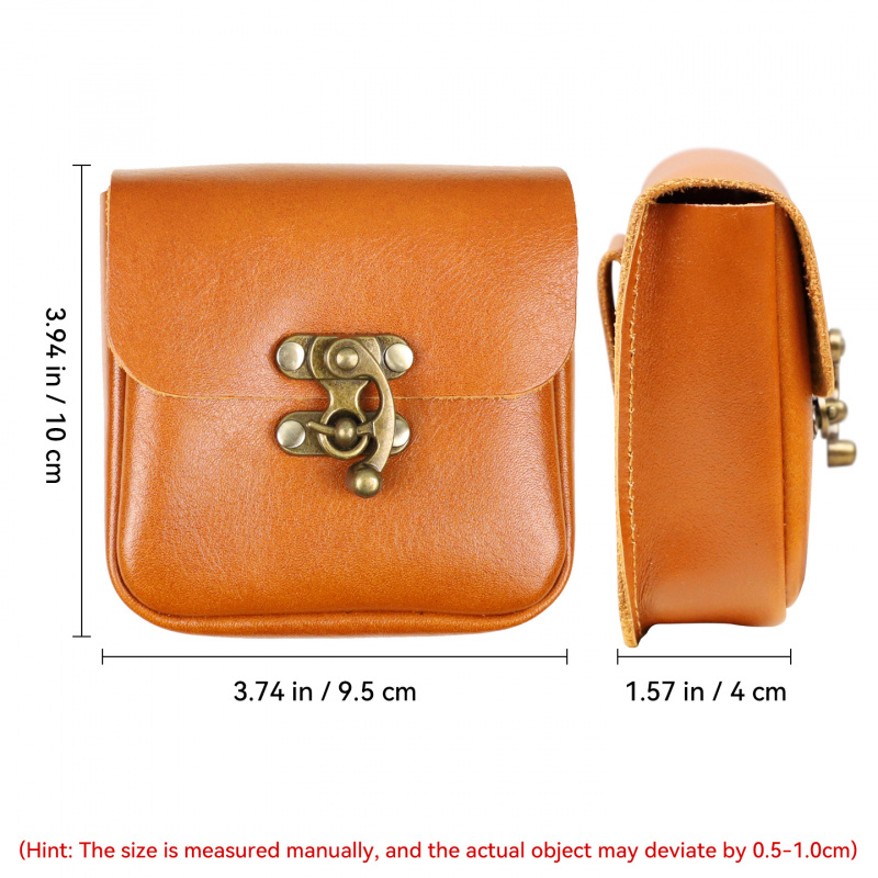 حقيبة خصر صغيرة من جلد البقر ا - مراجعة Key Holder Leather Pouch وسعره
