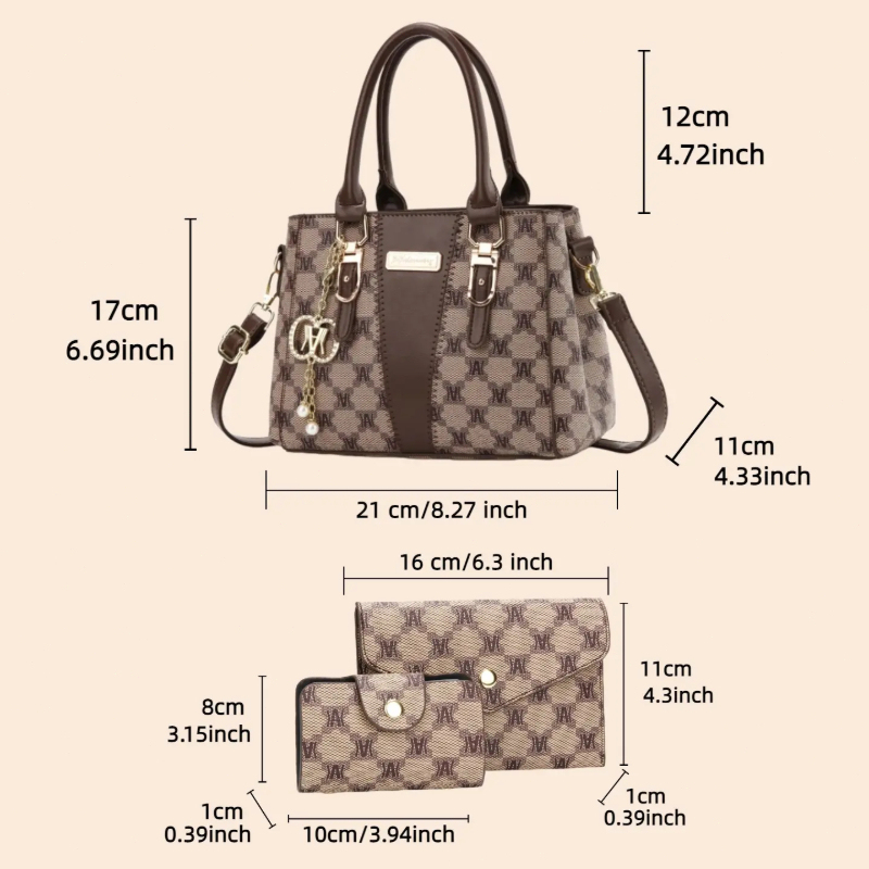 حقيبة يد فاخرة مطبوعة بحروف، ح - مراجعة Luxury Bags Casual وسعره