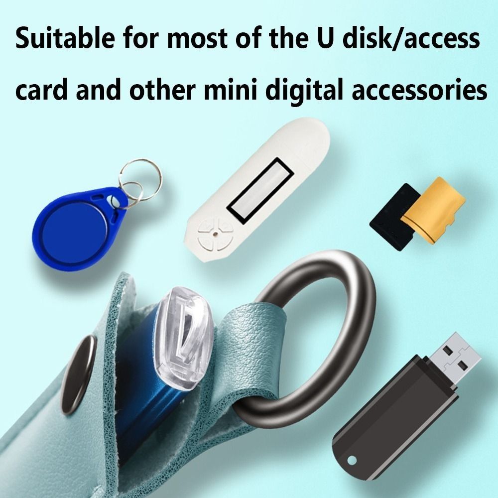 حقيبة قرص يو جلد ، حامل حلقة م - مراجعة Key Holder Leather Pouch وسعره