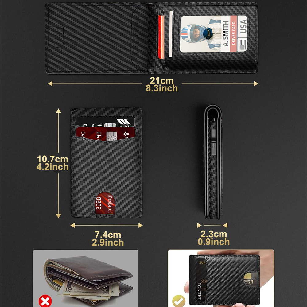 محفظة رجالية فاخرة بتقنية RFID - مراجعة Luxury Bags Store وسعره