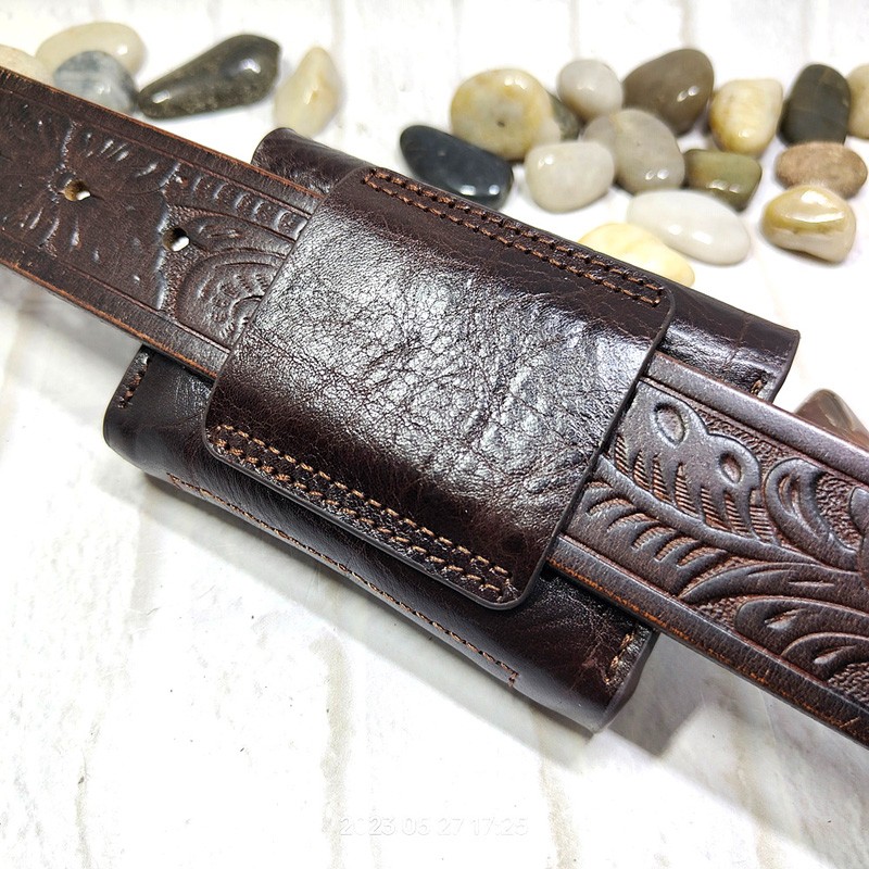 Blongk حقيبة خصر صغيرة رقيقة ح - مراجعة Key Holder Leather Pouch وسعره