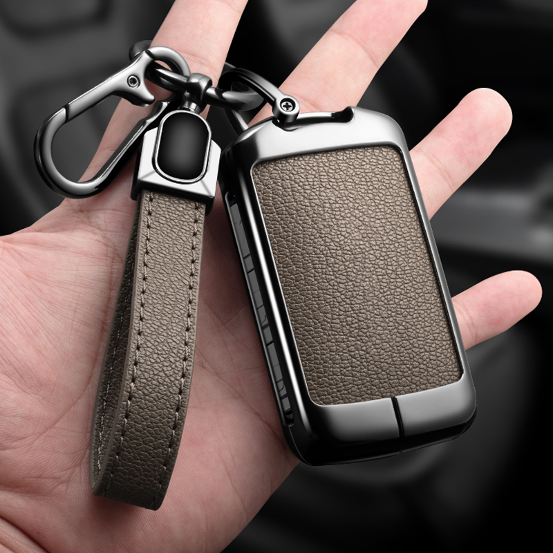 حافظة مفاتيح سيارة معدنية جلدي - مراجعة Key Holder Leather Pouch وسعره
