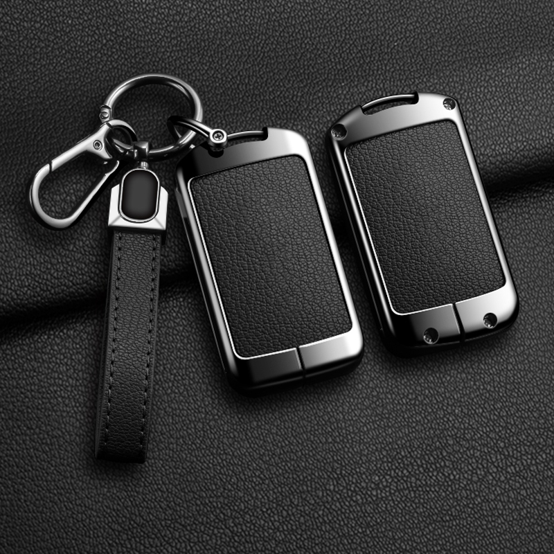حافظة مفاتيح سيارة معدنية جلدي - مراجعة Key Holder Leather Pouch وسعره