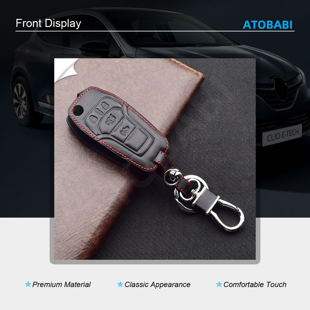 غطاء مفتاح سيارة من الجلد لفور - مراجعة Key Holder Leather Pouch وسعره