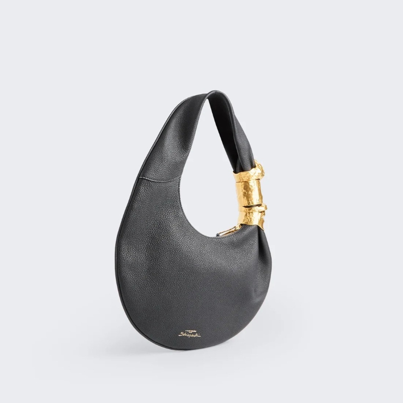 حقيبة سويفلي فاخرة مصممة للنسا - مراجعة Half Moon Bag Suede وسعره