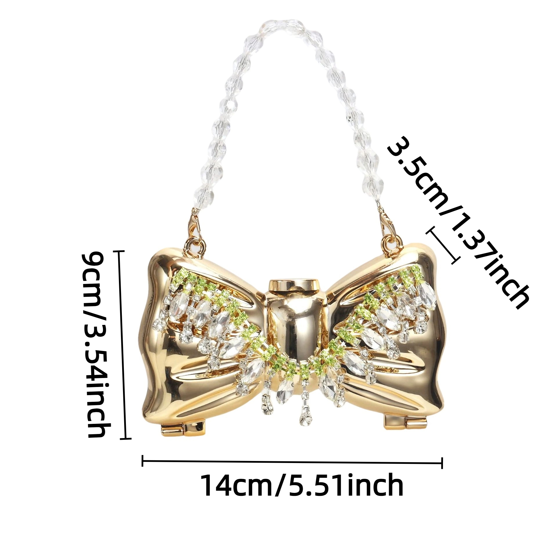 حقيبة يد صغيرة معدنية عصرية فا - مراجعة Luxury Bags Supplier وسعره